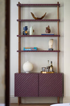 Wood shelf Library