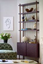 Wood shelf Library