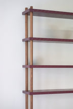 Wood shelf Library